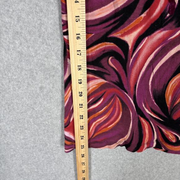 Bisou Bisou Tank Top‎ Medium Swirl Fringe Ruffle Tuxedo Boho Feminine Disco 70s - Picture 8 of 10